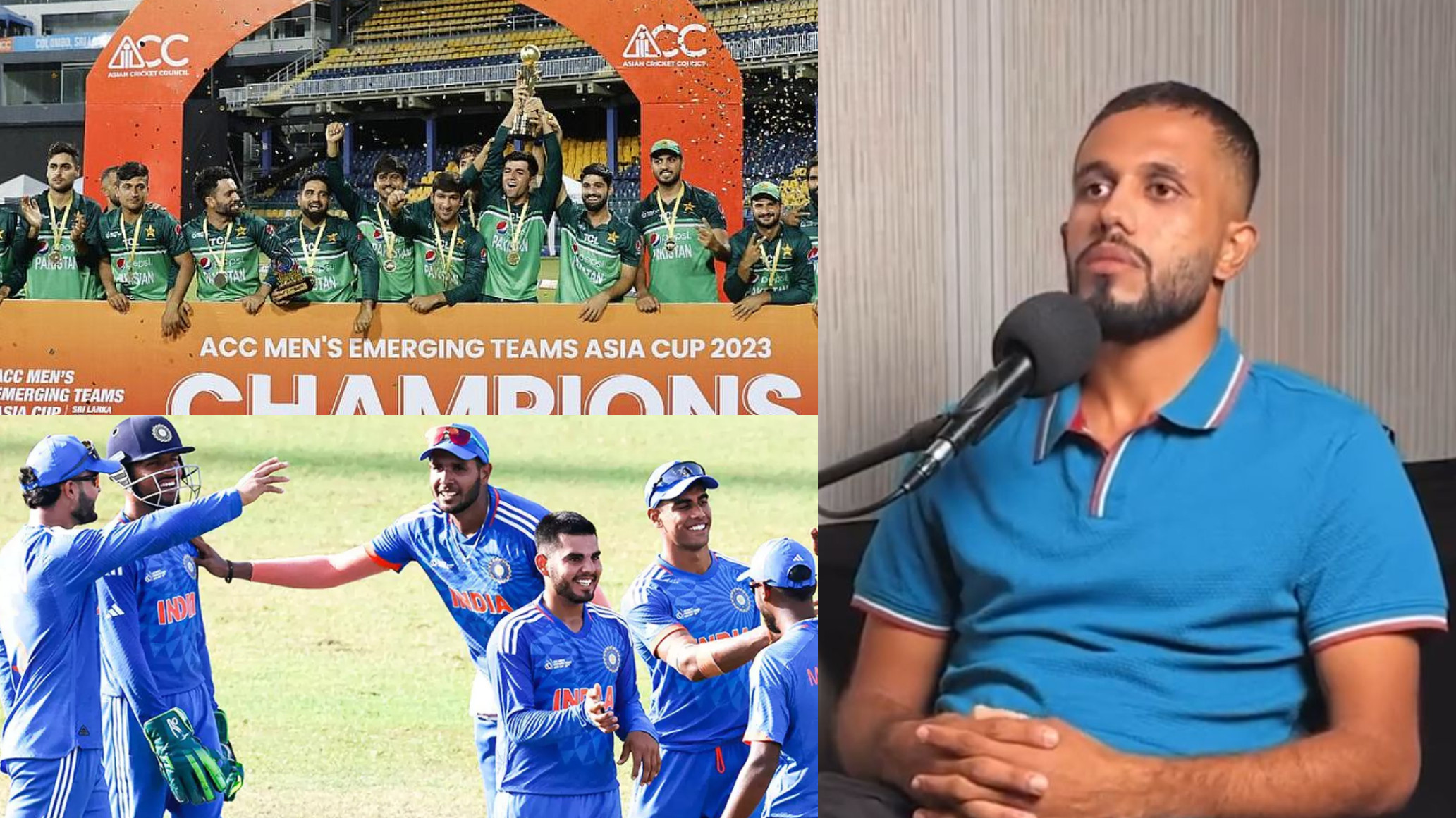 WATCH- ‘We didn't asked India to send 'little kids' to Emerging Asia Cup 2023’- Pakistan A captain Mohammad Haris