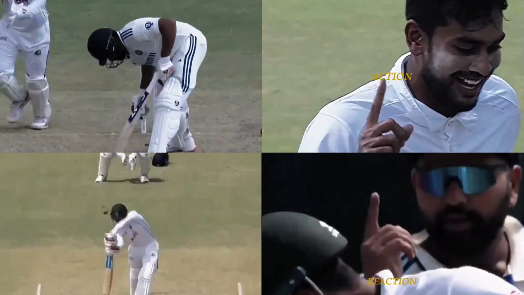 IND v BAN 2024: WATCH- Rohit Sharma celebrates Mehidy Hasan Miraz's wicket in same fashion with a finger twirl