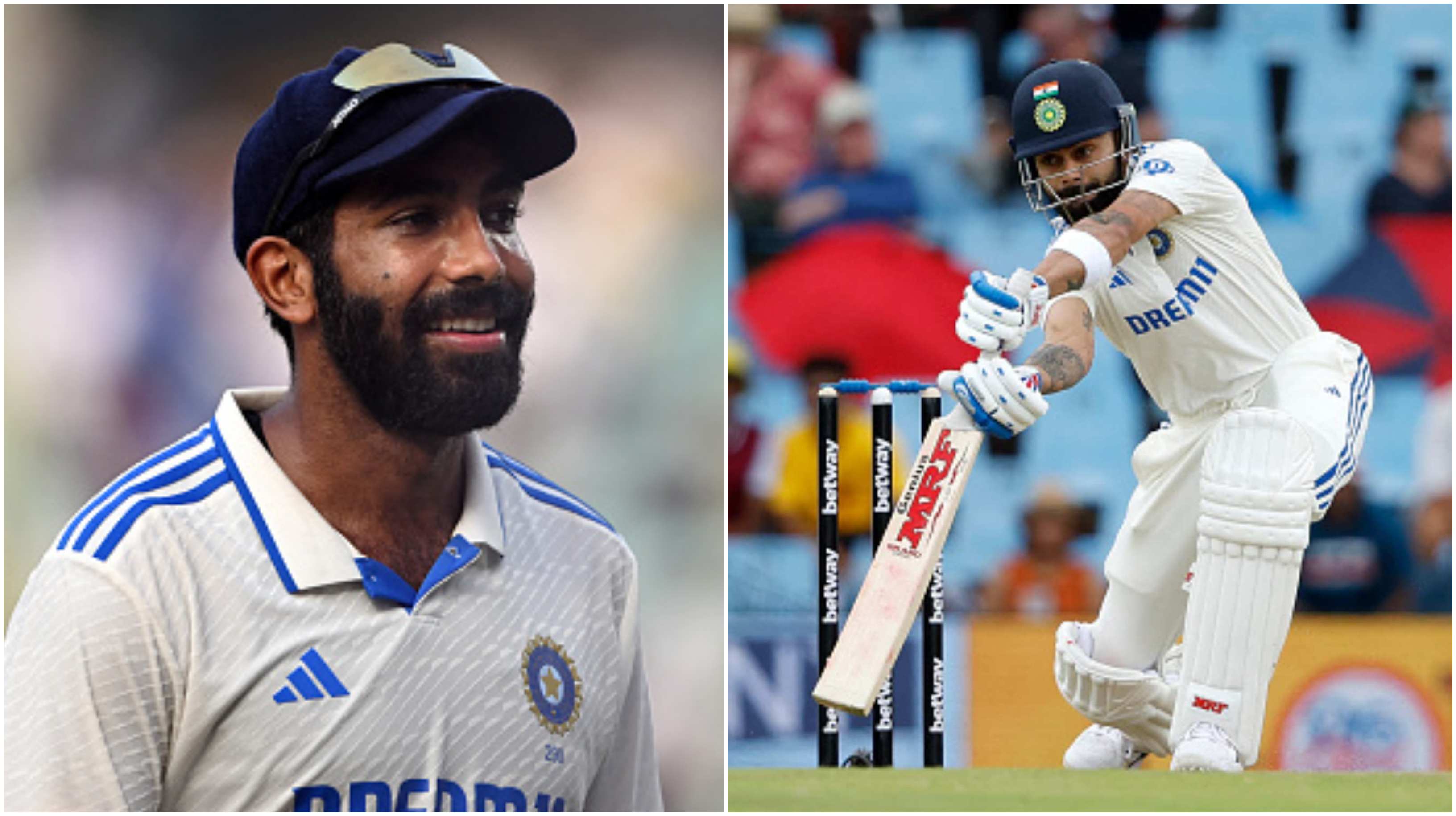 Jasprit Bumrah and Virat Kohli | Getty