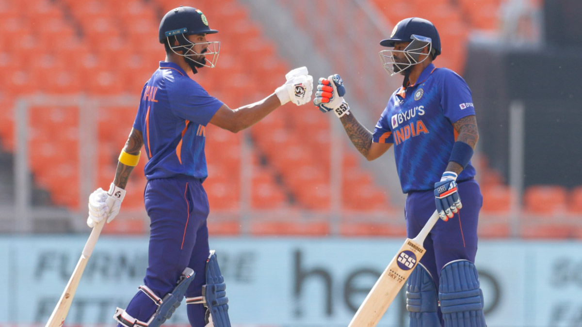 KL Rahul and Suryakumar Yadav during 2nd ODI v WI | BCCI