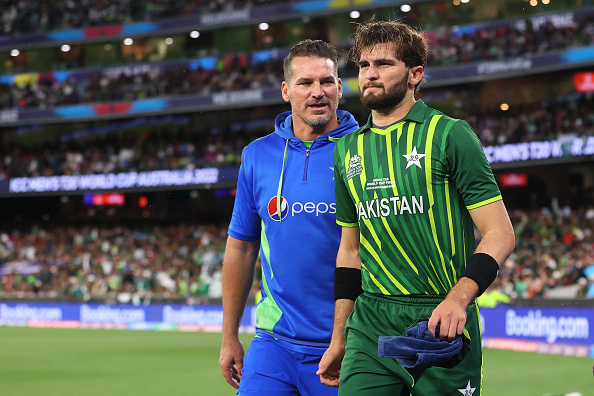 Shaheen Afridi walked off in pain at MCG | Getty Images