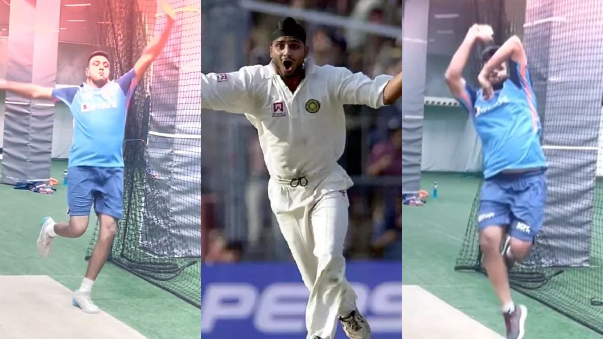 WATCH- R Ashwin and Shardul Thakur copy Harbhajan Singh’s action; Ashwin asks Harbhajan to choose the best