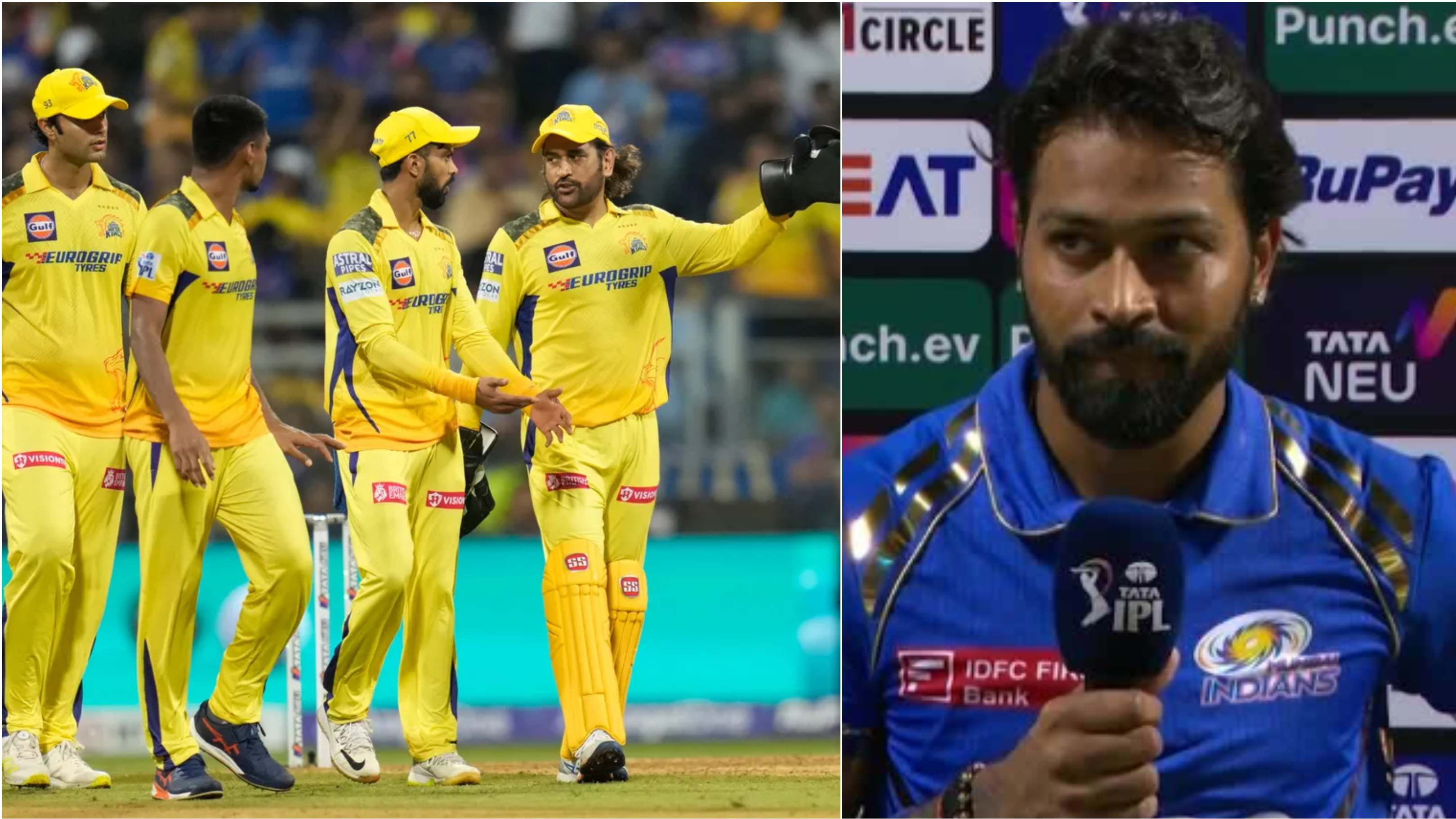 IPL 2024: Hardik Pandya makes ‘man behind the stumps’ remark for MS Dhoni after MI’s big loss to CSK