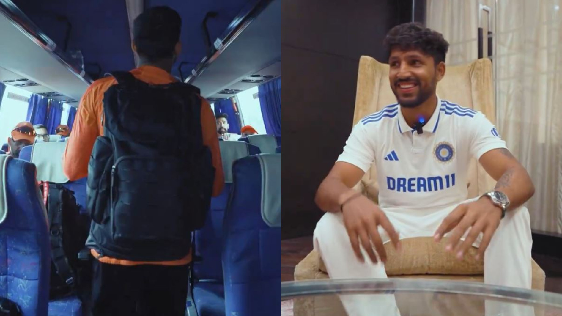 IND v ENG 2024: WATCH- “I came up with this strategy...”- Dhruv Jurel reveals how he finds his seat in team bus