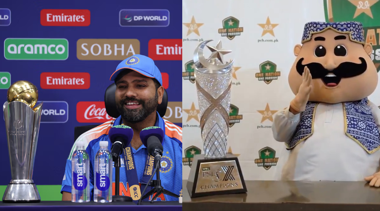Rohit Sharma's CT 2025 press conference was mocked by PSL team Multan Sultans | X