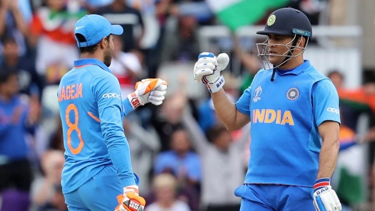 MS Dhoni and Ravindra Jadeja tried their level best against New Zealand in 2019 World Cup | Getty