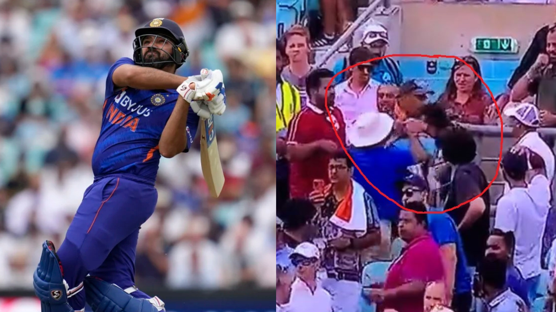 ENG v IND 2022: WATCH- Rohit Sharma’s six off David Willey hits a child in the stands