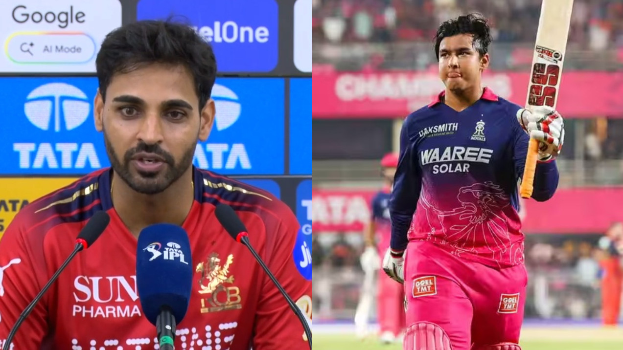 IPL 2026: “For a 15-year-old, he is too mature”- Bhuvneshwar Kumar on Vaibhav Sooryavanshi after his assault on RCB bowlers