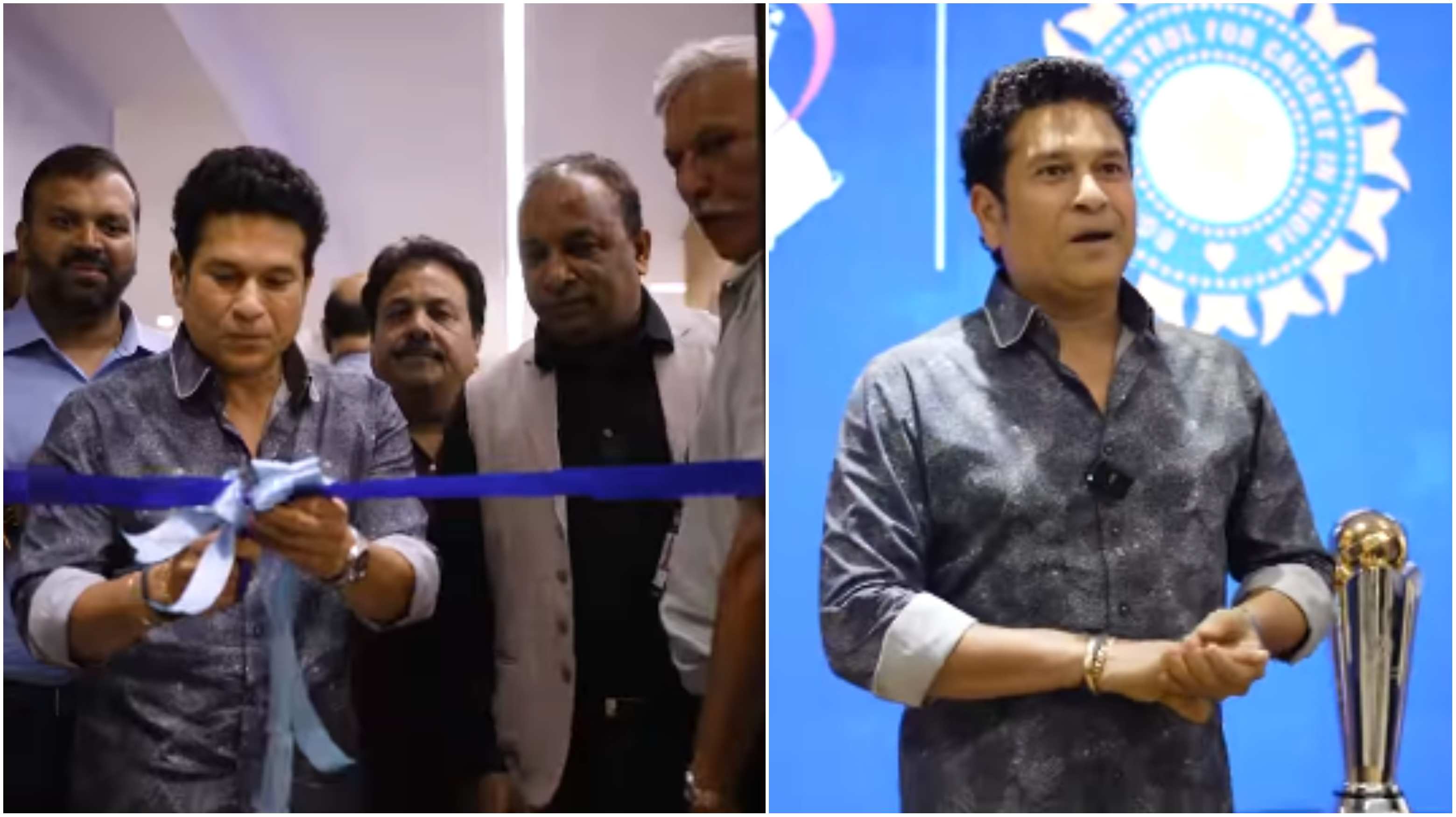 Sachin Tendulkar inaugurated a board room named after him | Screengrab
