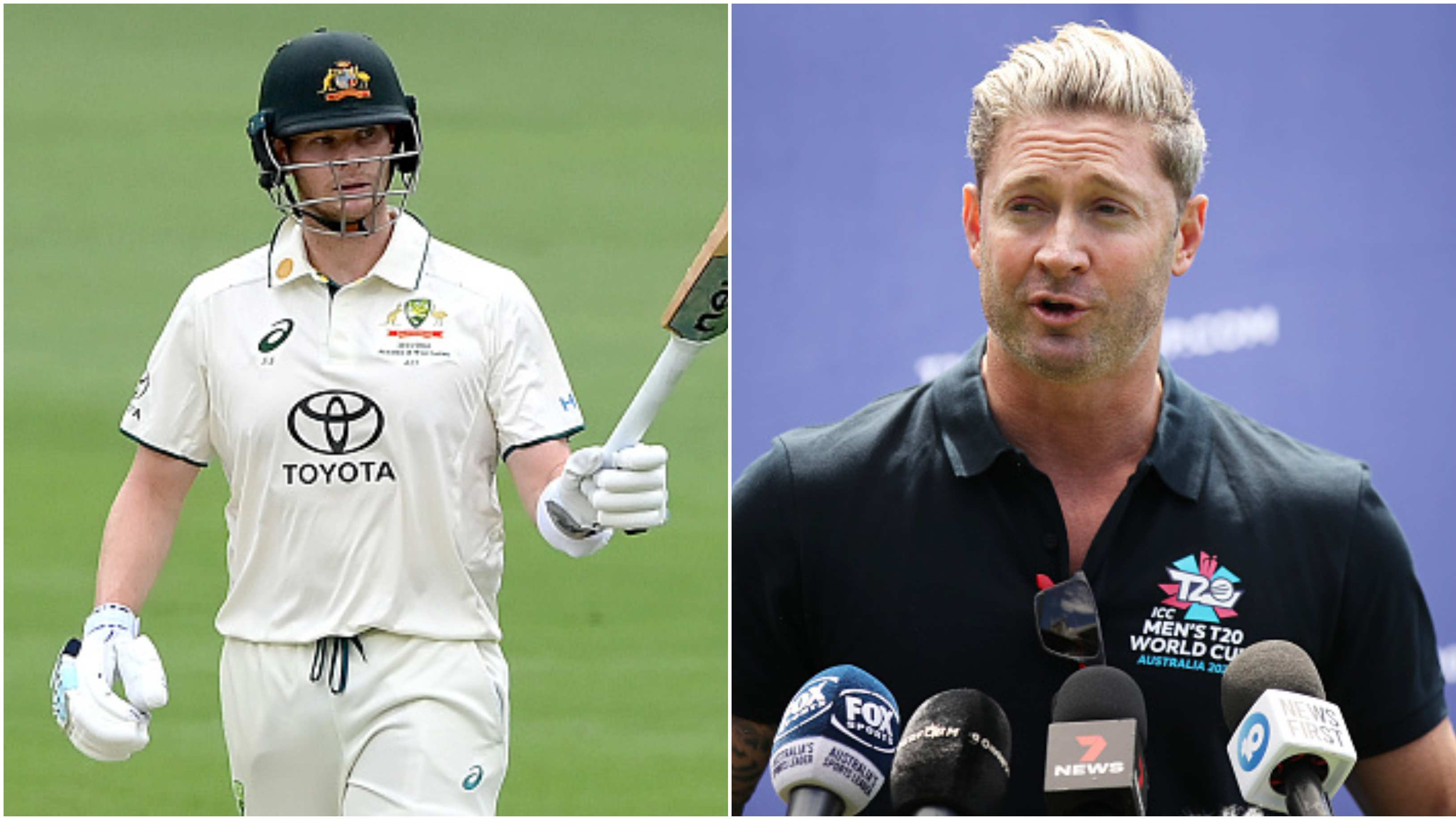 “Let’s pick a specialist…,” Clarke backs away from his prediction of Steve Smith breaking Brian Lara’s 400 record as Test opener