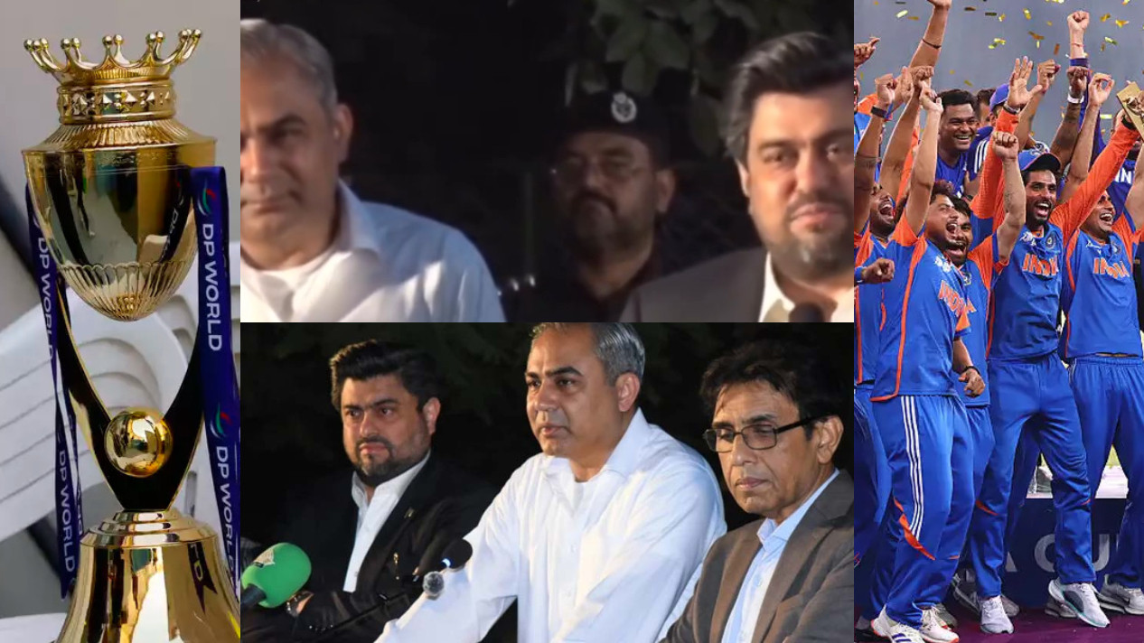 WATCH- “Poora India trophy ke peeche bhaag raha hai”- Mohsin Naqvi praised for Asia Cup Trophy fiasco; Indian players called terrorists