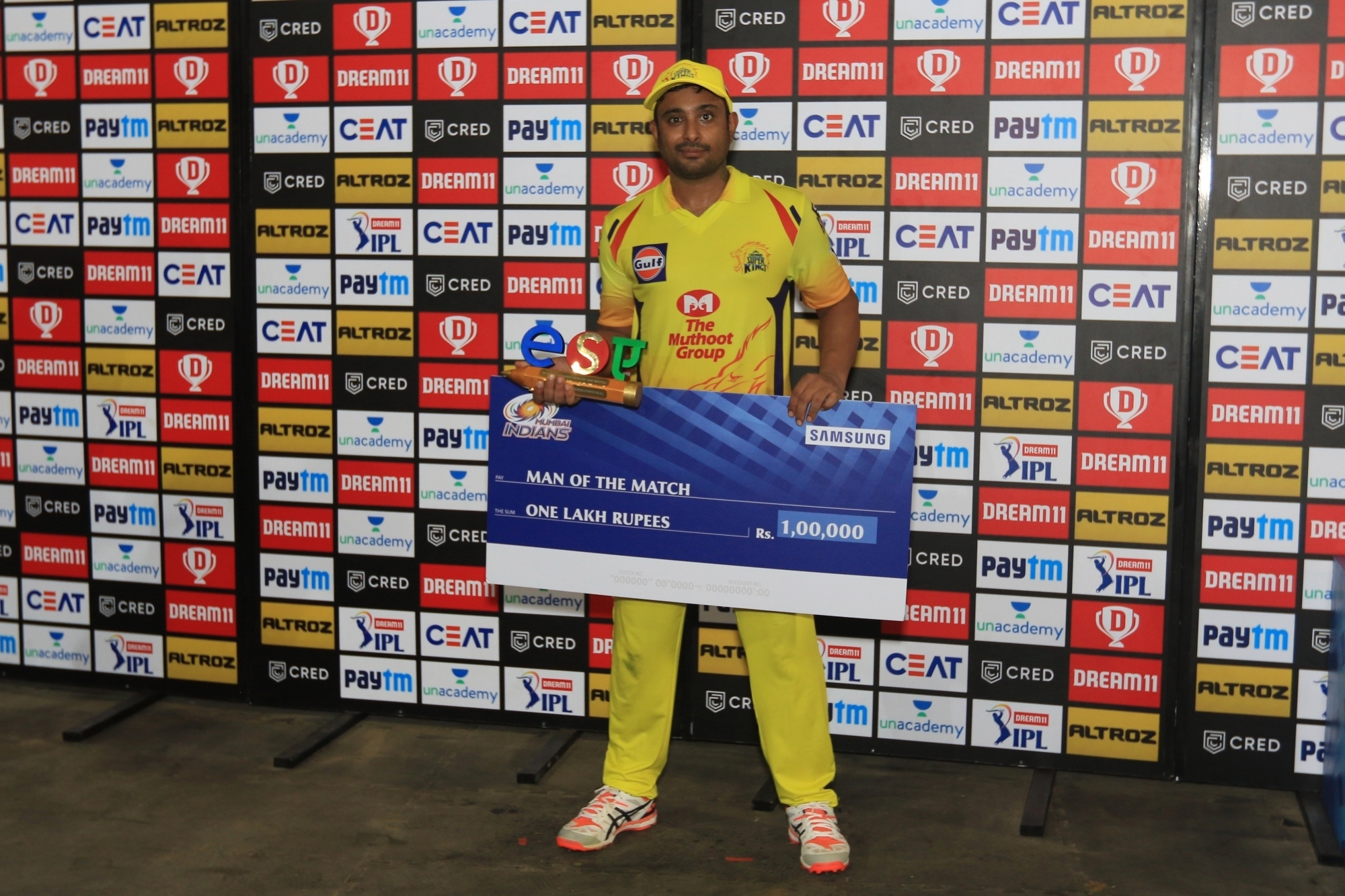 Ambati Rayudu was adjudged Man of the Match for his brilliant innings of 71 against MI | IANS