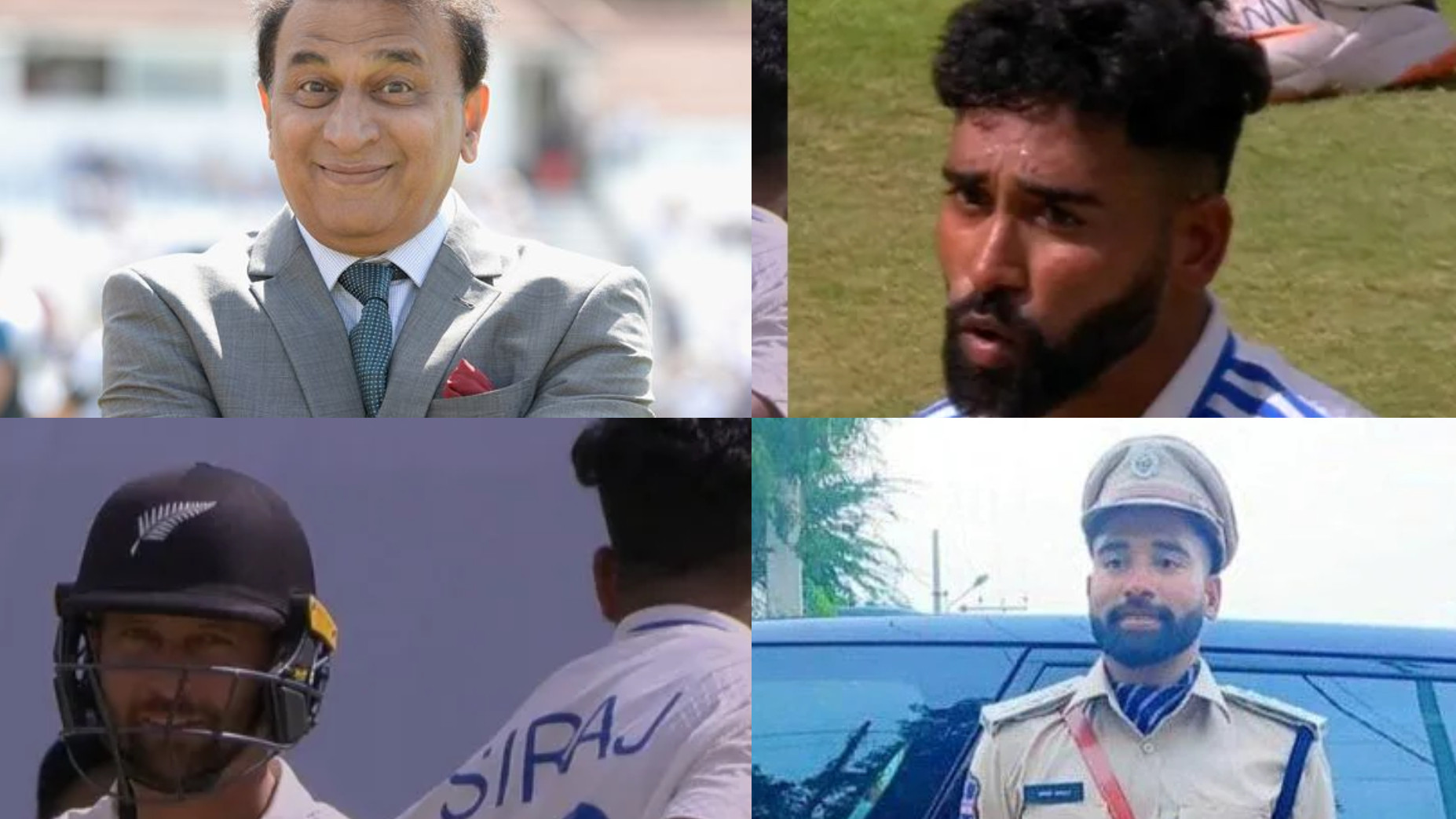 IND v NZ 2024: WATCH- “New DSP”- Sunil Gavaskar quips seeing Mohammed Siraj’s heated exchange with Devon Conway