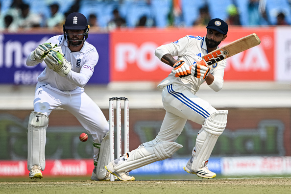 Ravindra Jadeja scored a brilliant fifty and has helped Rohit stabilize India innings | Getty