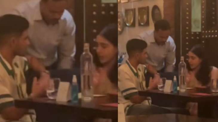 Shubman Gill with Sara Ali Khan | Twitter