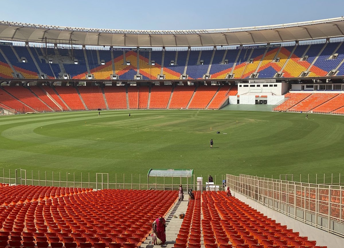 Motera Stadium in Ahmedabad will host Day-Night Test between India and England | BCCI/ECB Twitter