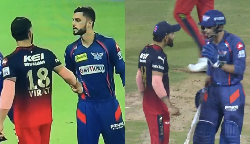 Kohli almost came to blows with Naveen Ul Haq and then Gautam Gambhir during IPL 2023 clash