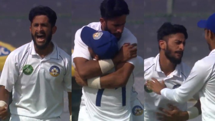 WATCH- Pakistani pacer Hassan Ali injuries himself during wicket celebration once again