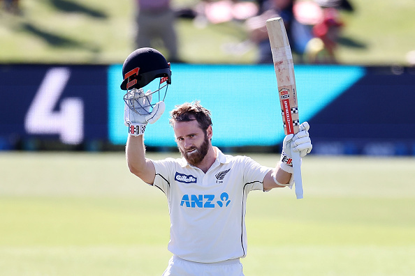 Kane Williamson celebrate his hundred against Pakistan | Getty Images
