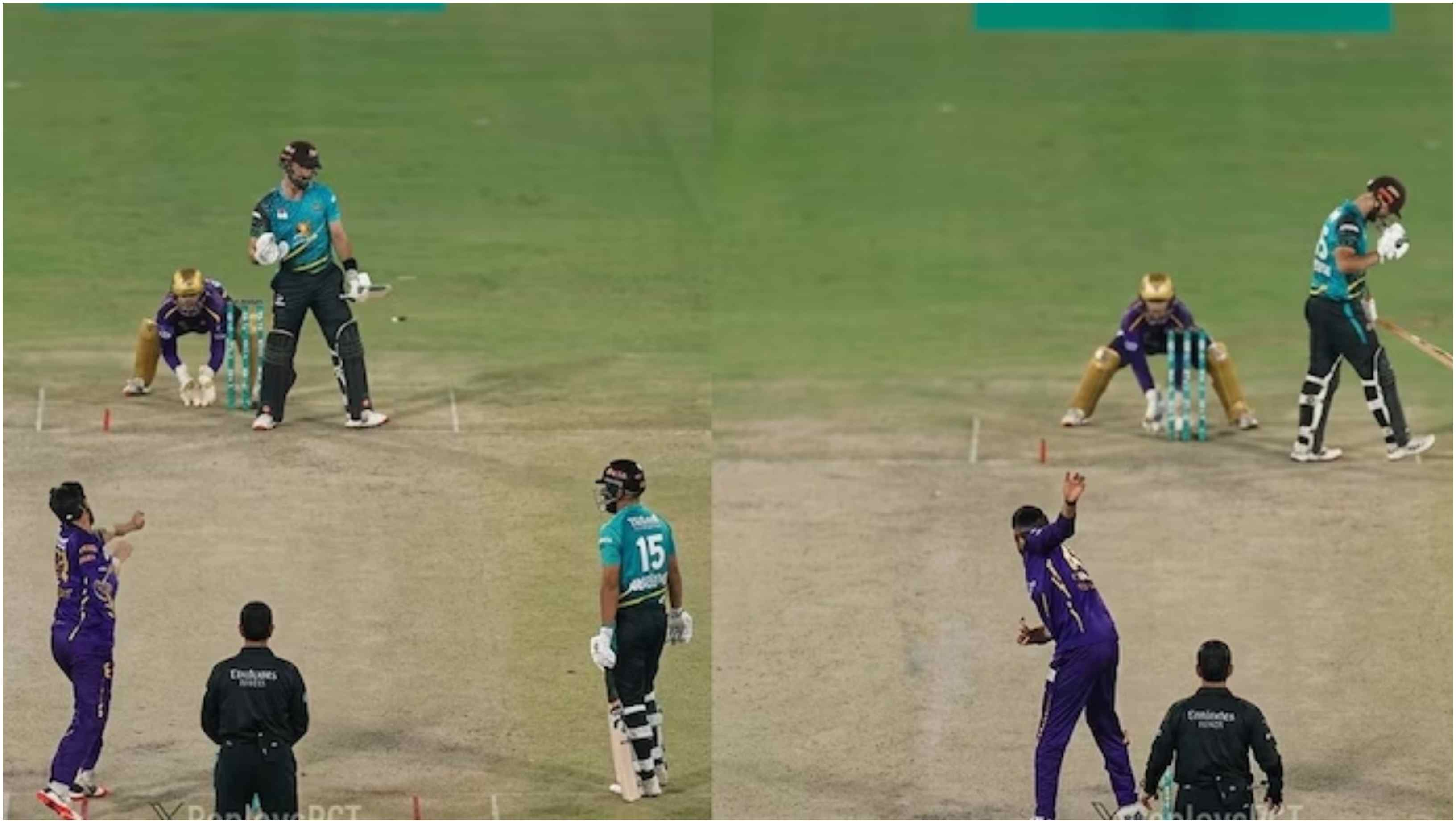 Daryl Mitchell refused to face the ball after Usman Tariq pause in action | X