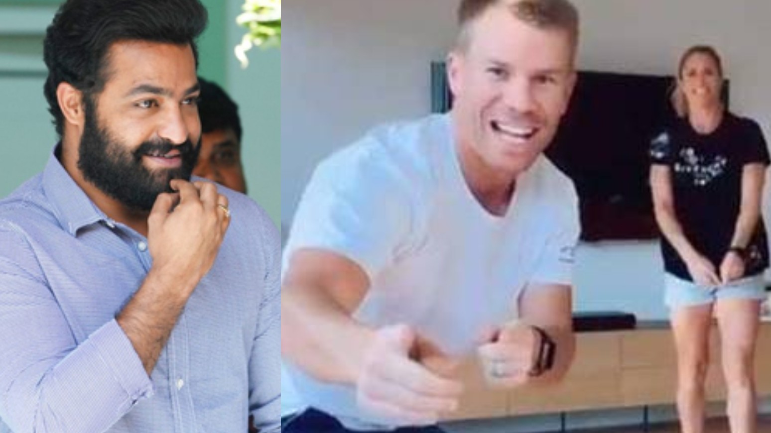 David Warner wishes Junior NTR on his birthday by dancing on his hit song 'Pakka Local'