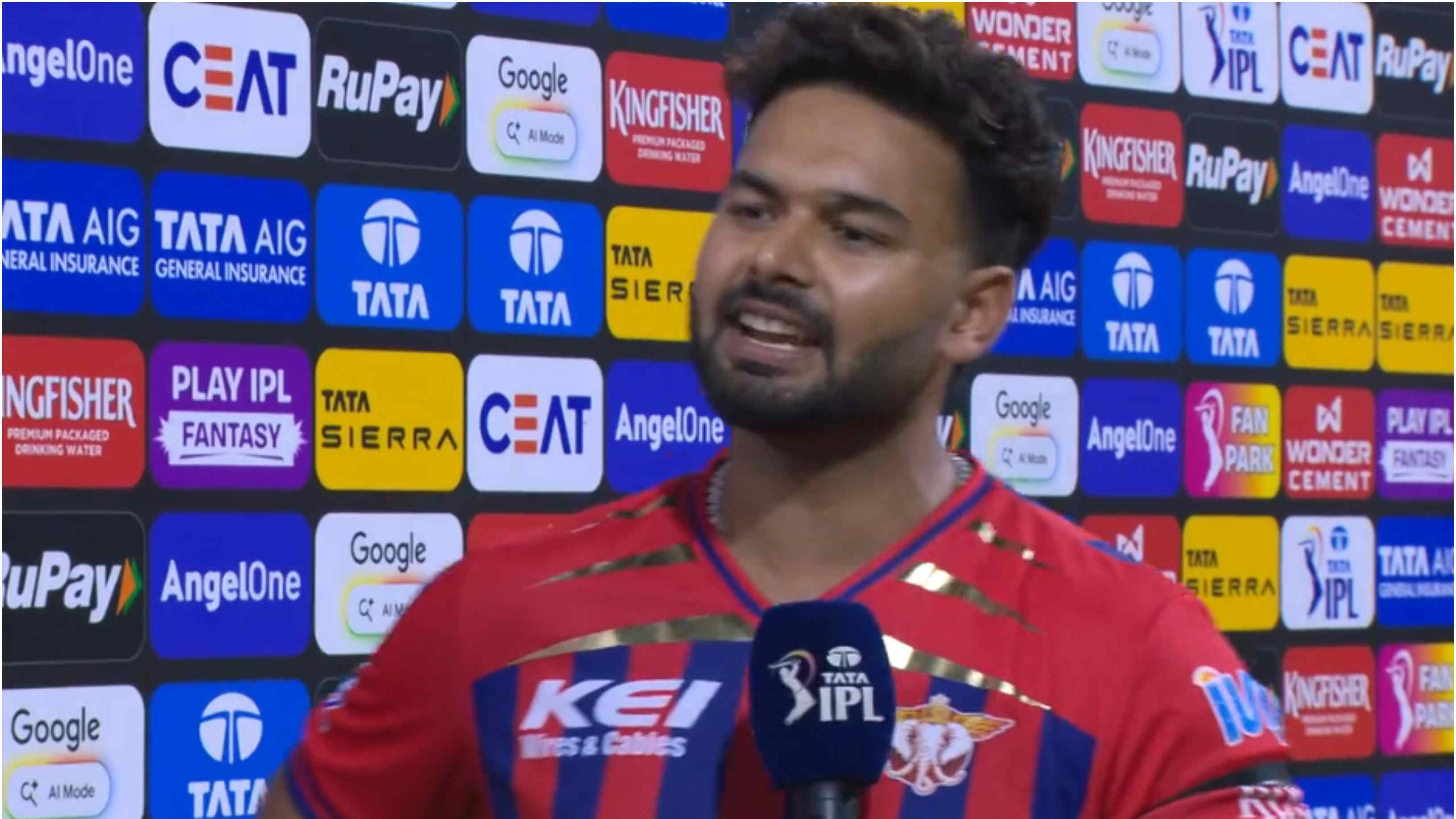 IPL 2026: “Regardless of where our season ends,” Rishabh Pant on LSG’s big win over CSK