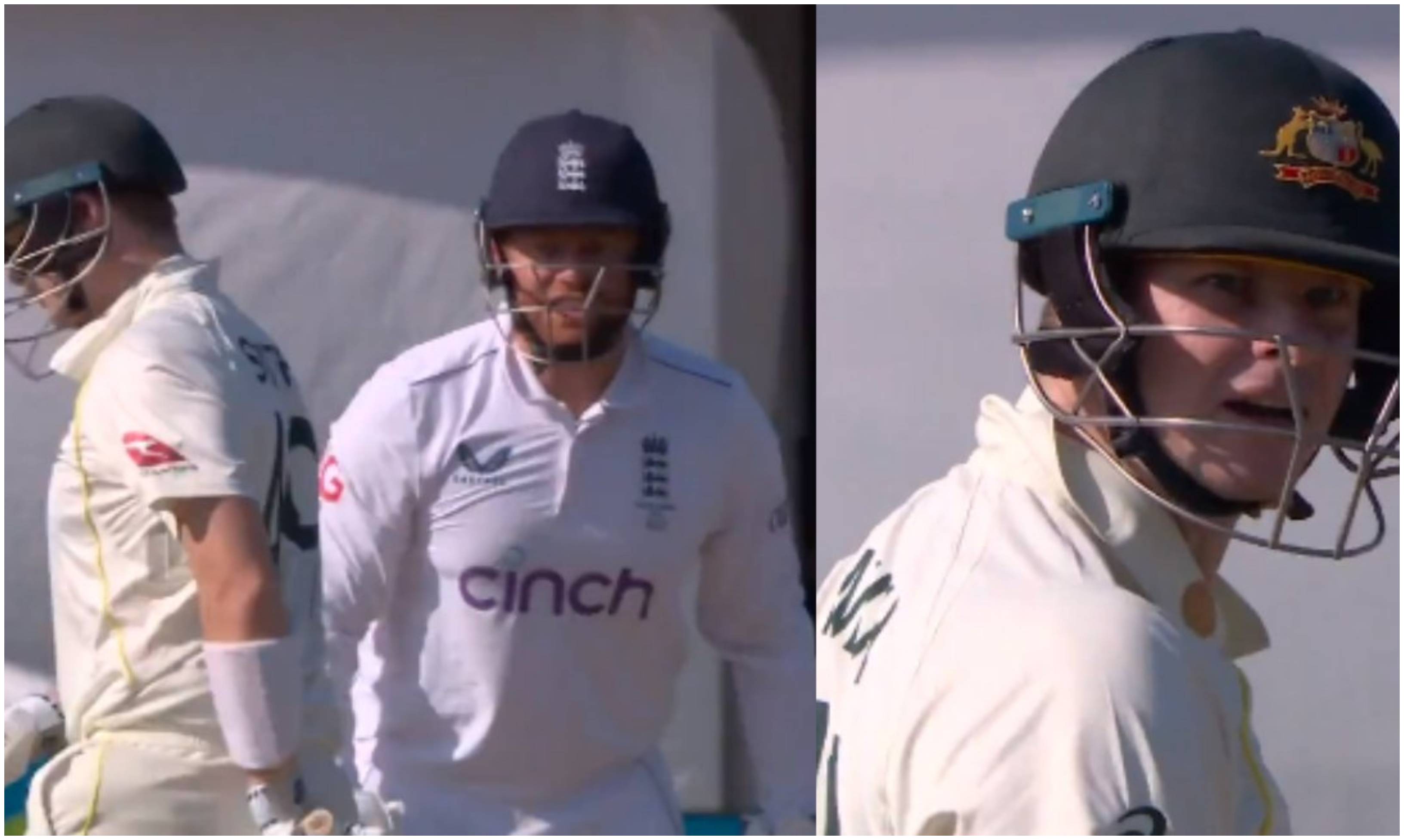 Steve Smith and Jonny Bairstow | Screengrab/Sky Sports Cricket