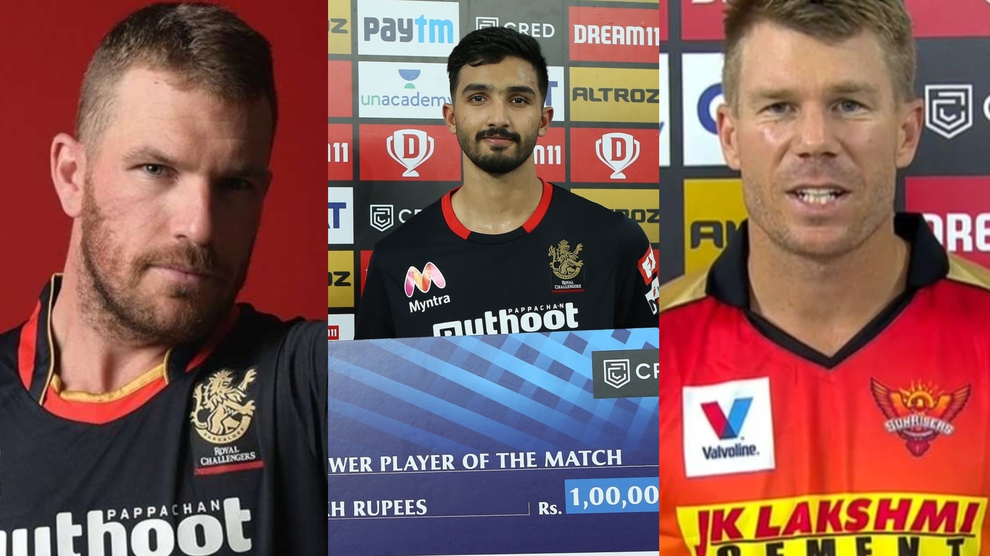IPL 2020: Warner, Finch and De Villiers laud young guns Padikkal and Priyam after RCB v SRH match