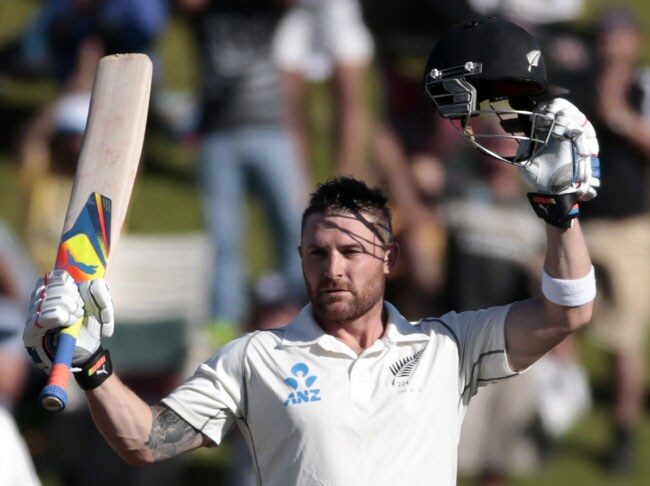 Brendon McCullum hit the fastest-ever Test century in his 101st and last Test match | Getty