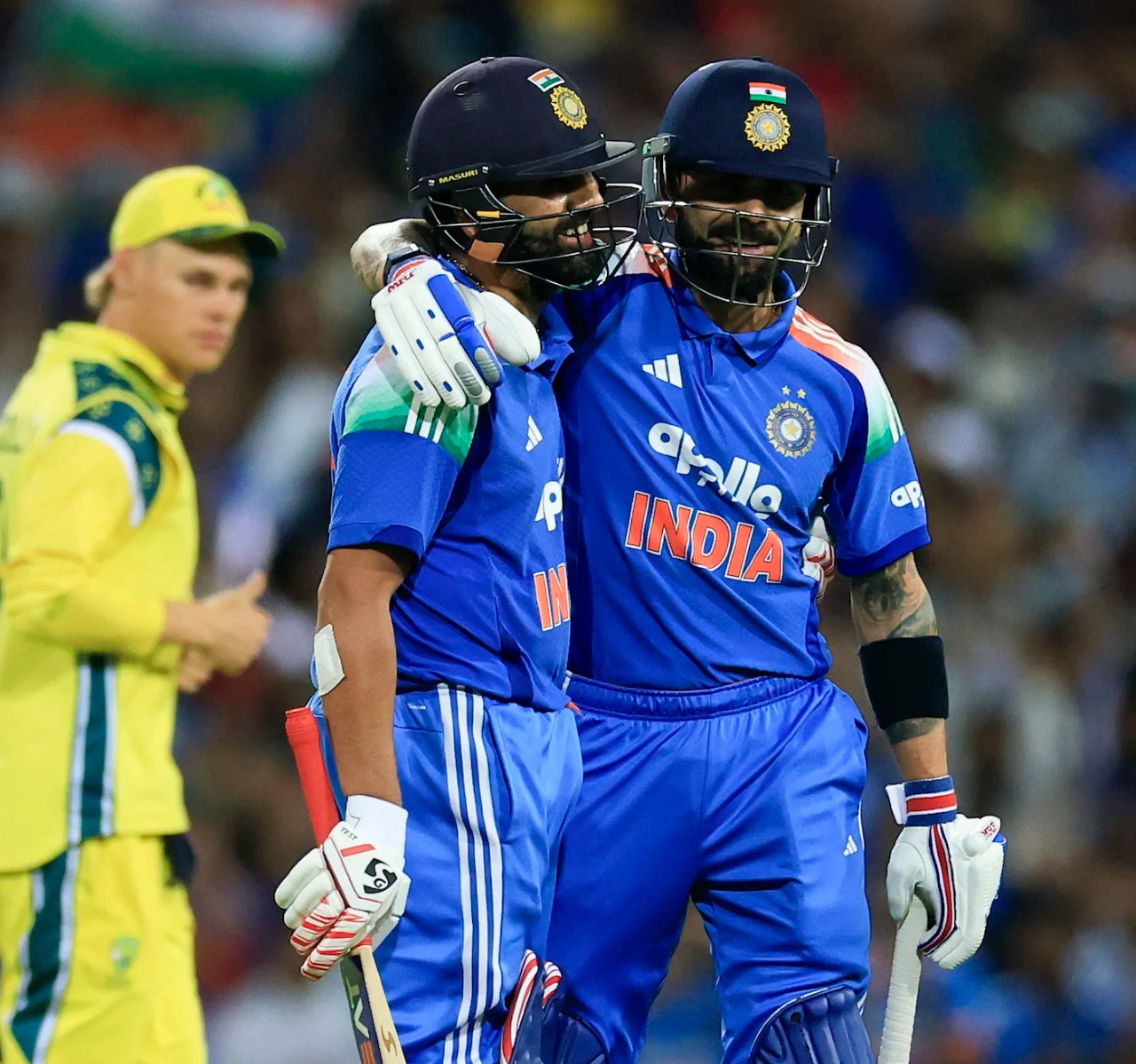 Virat Kohli and Rohit Sharma added 168* runs for second wicket | Getty