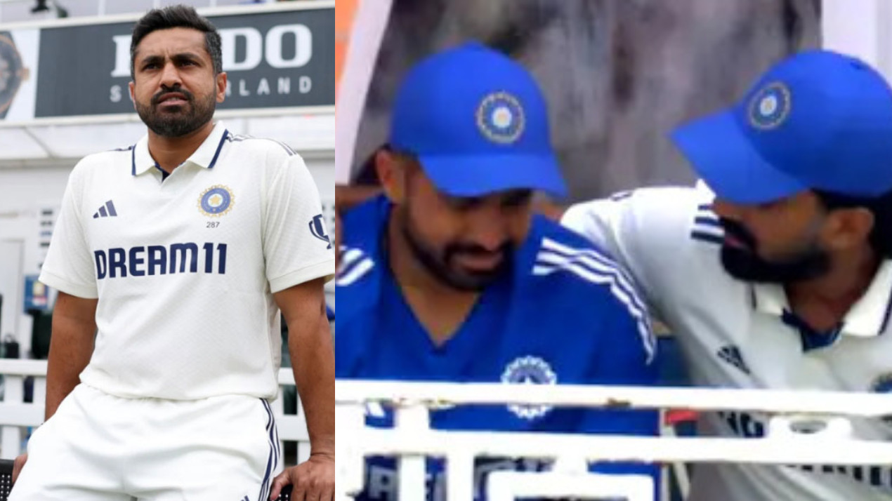 “AI-generated video”- Karun Nair breaks silence on his viral photo in tears, with KL Rahul consoling him