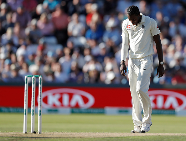 Jofra Archer missed the final three-Tests due to his elbow injury | Getty