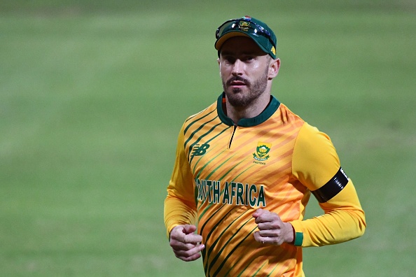 Du Plessis made 121 runs in T20I series including a fifty | Getty