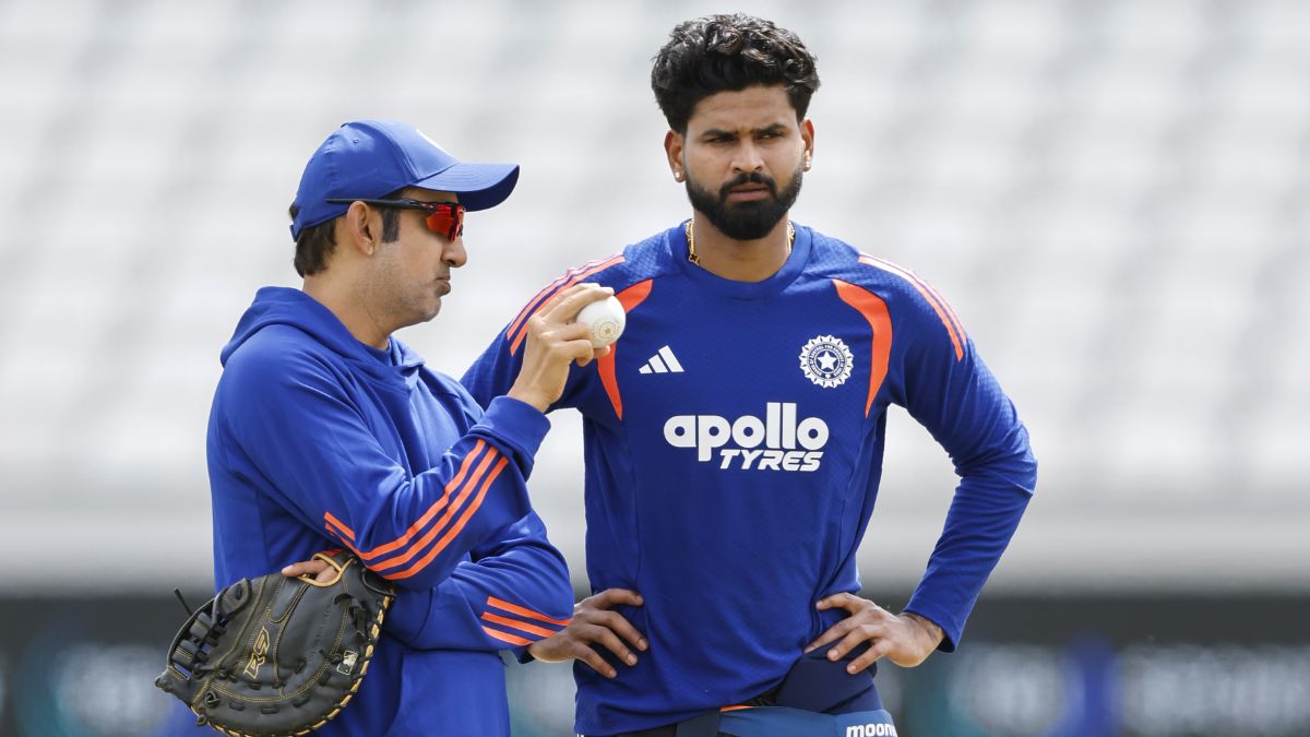 Shreyas Iyer and Gautam Gambhir | Getty