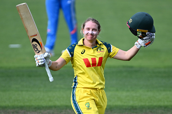 Alyssa Healy slammed 158 runs in her final ODI for Australia women | Getty