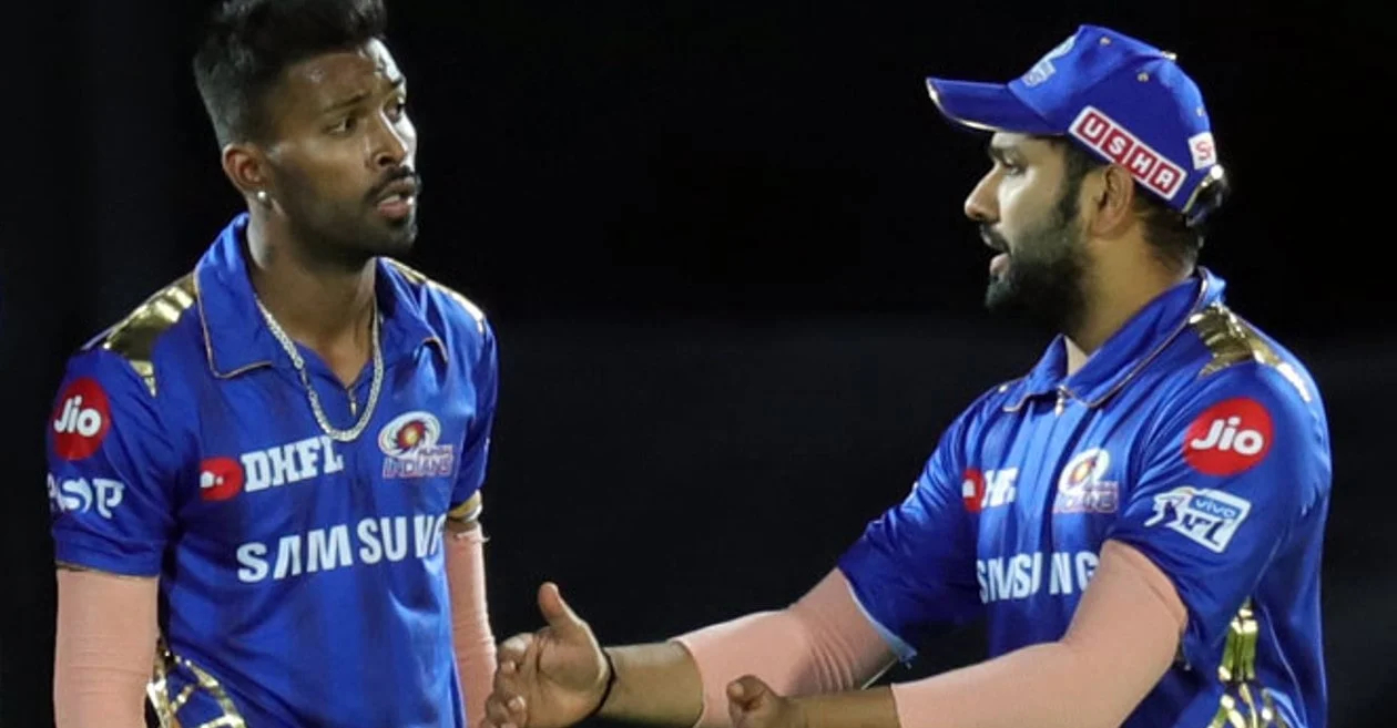 Hardik Pandya and Rohit Sharma for MI | X