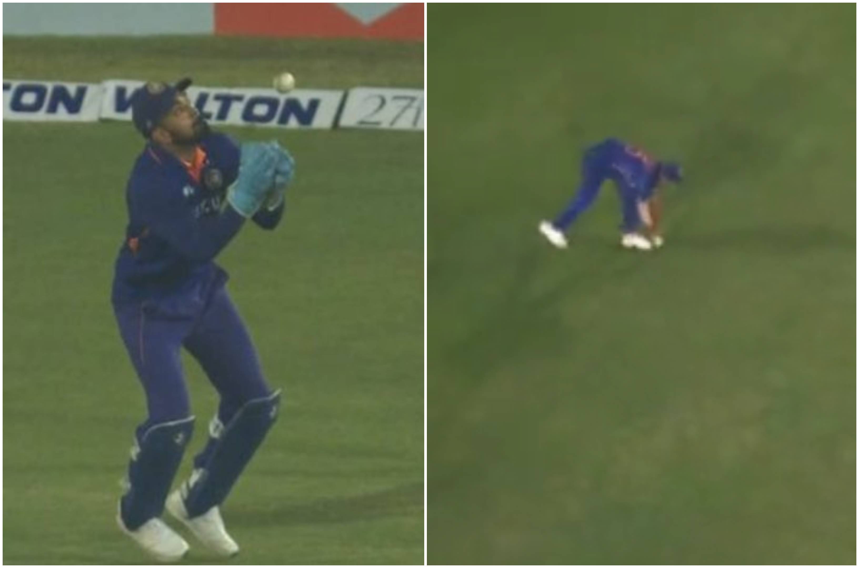 India's fielding wasn't up to the mark | Screengrab