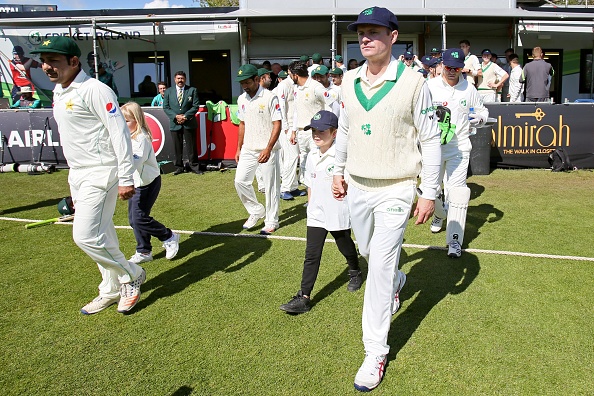 William Porterfield leading Ireland in their inaugural Test v Pakistan | Getty
