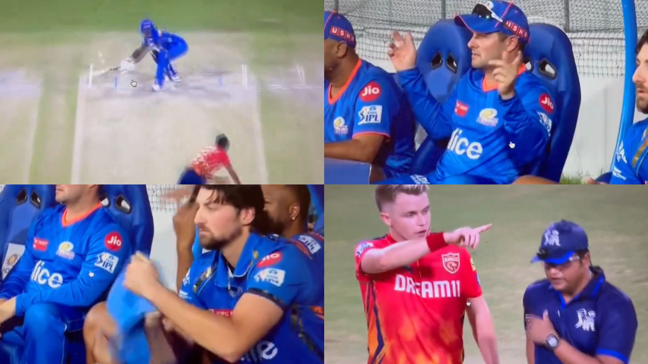 IPL 2024: WATCH- Tim David, Mark Boucher urge Suryakumar to take DRS for wide from dugout; umpire ignores Sam Curran’s protest