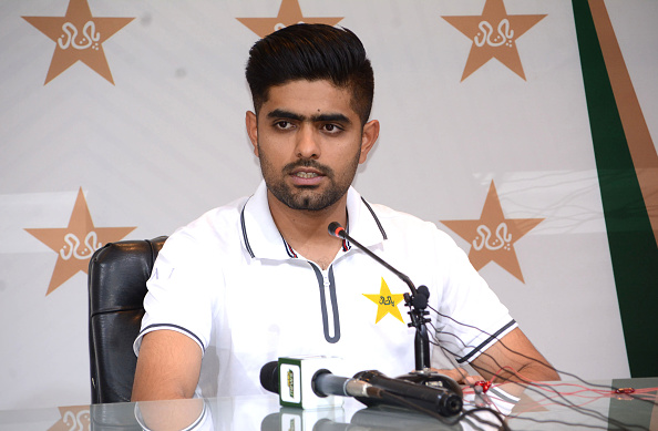 Babar Azam addresses the media before departing for Australia tour | Getty