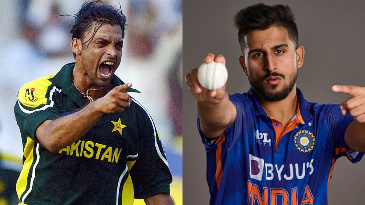 'If I'm lucky, I'll break that'- Umran Malik when asked about breaking record of Shoaib Akhtar's fastest delivery