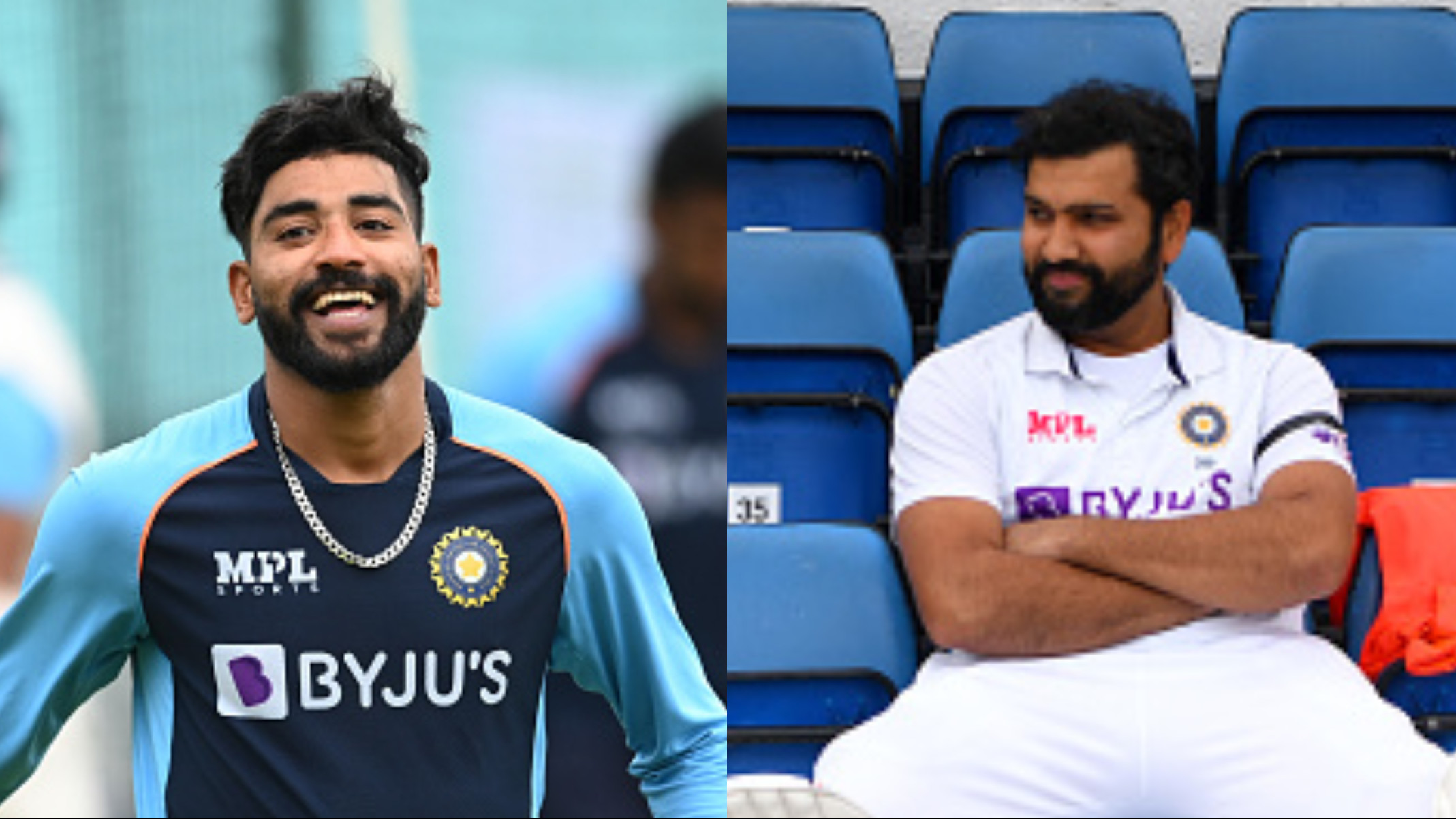“He motivates the bowler to do well and understands us”- Mohammed Siraj praises India captain Rohit Sharma