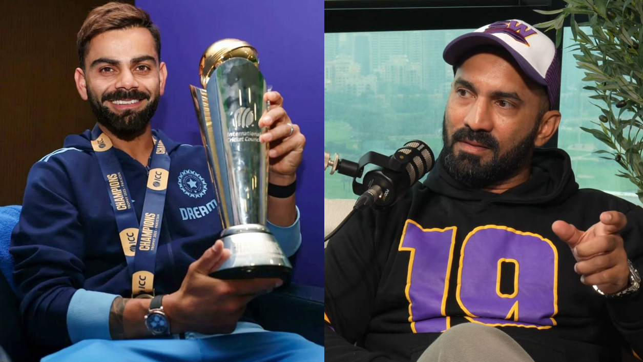 “He’s a man made for big moments”- Dinesh Karthik lavishes rich praise on Virat Kohli