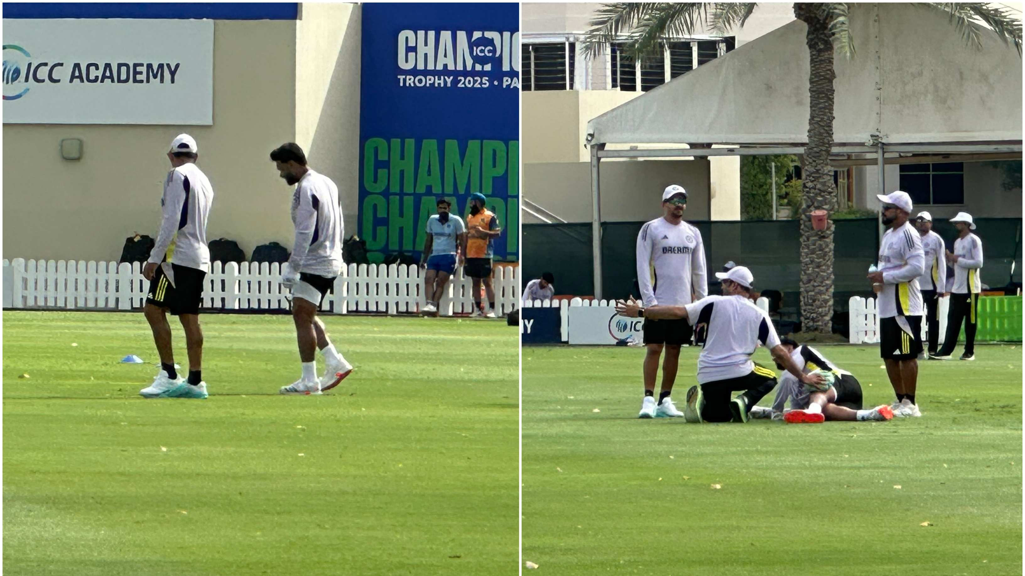 CT 2025: WATCH – Team India suffer injury scare as Rishabh Pant gets hit on his knee during practice session in Dubai