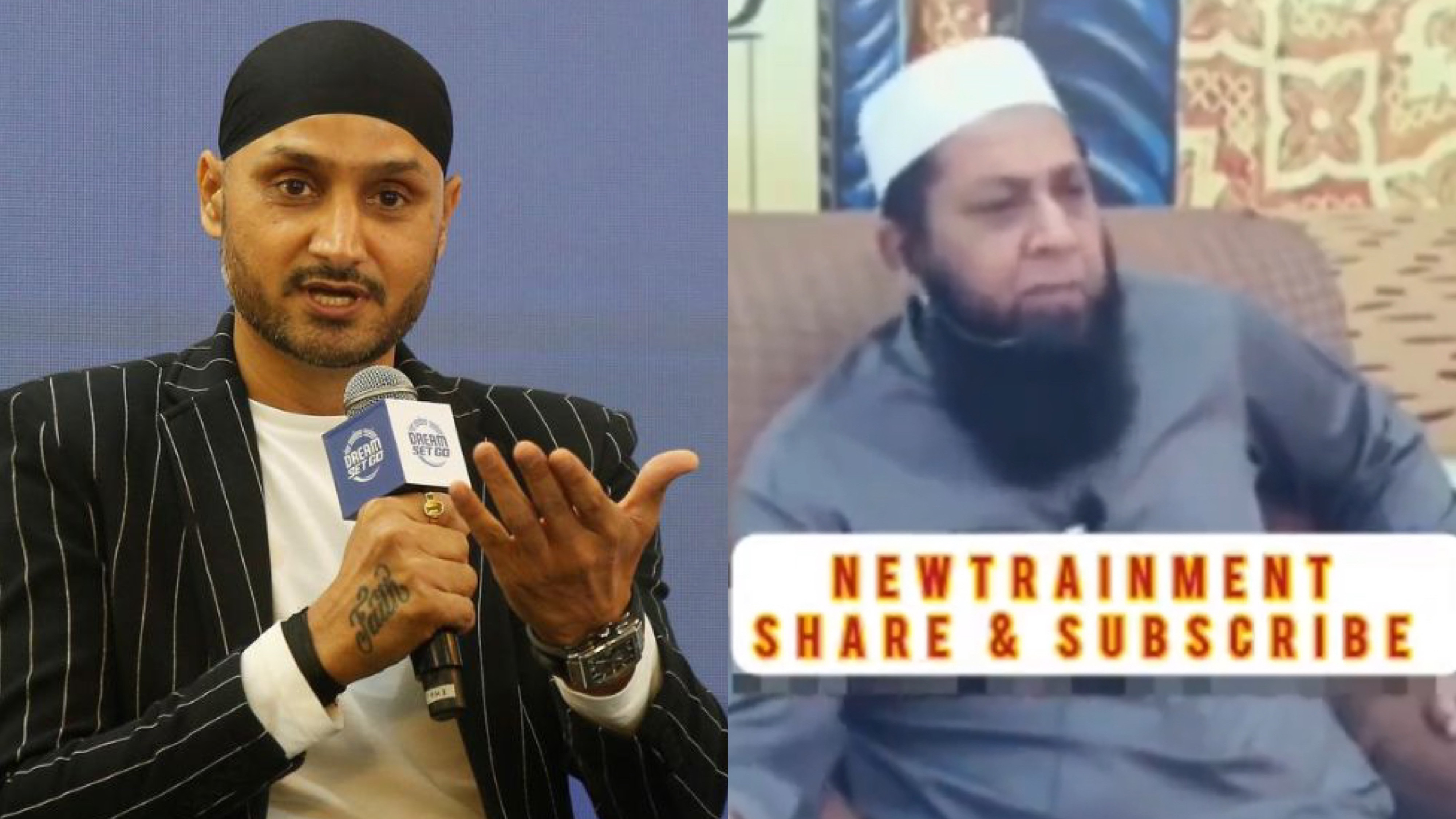 “Kon sa nasha pee kar baat kar raha hai,” Harbhajan Singh fumes after Inzamam-ul-Haq's conversion claims