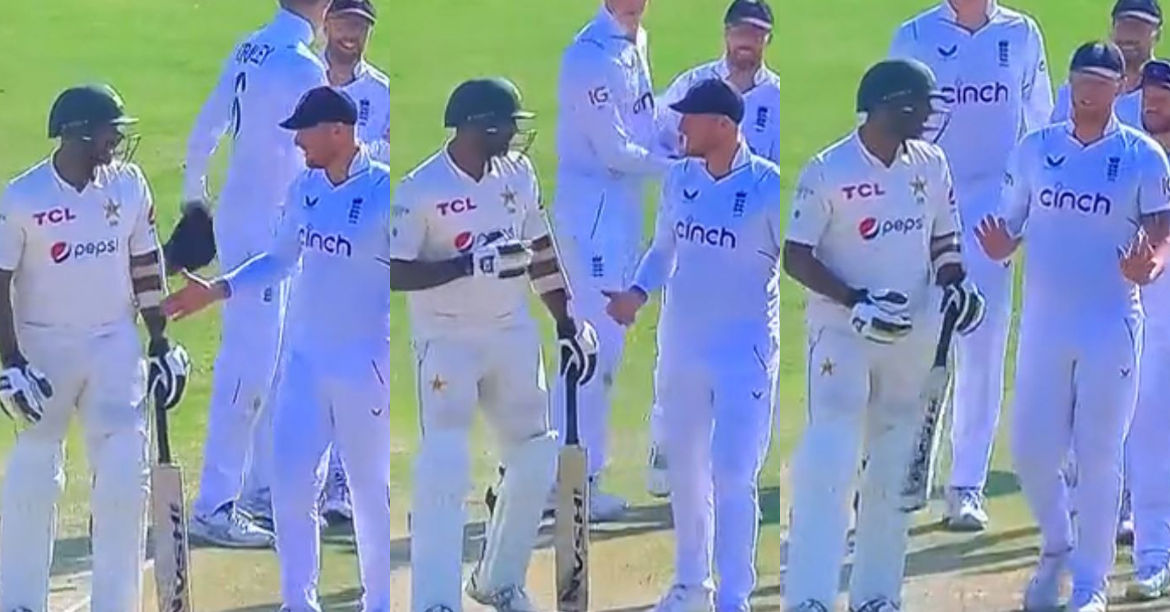 Stokes backed off after Ali refused to shake hands before the DRS decision was up on screen | Twitter