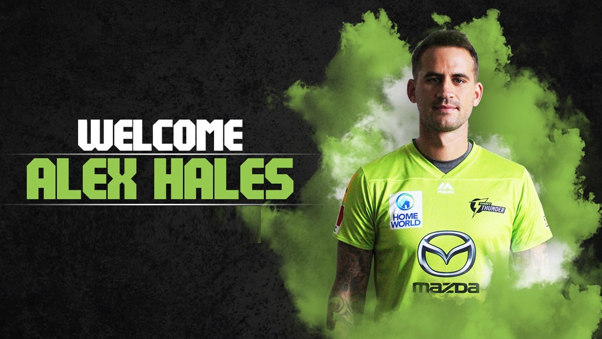  Sydney Thunder welcomed Alex Hales back | Twitter