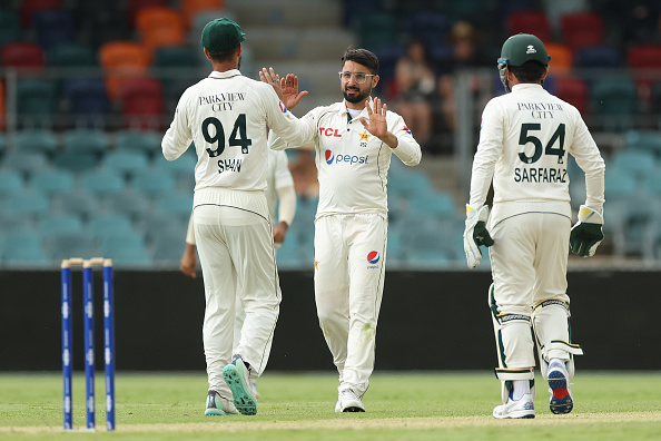 Abrar Ahmed bowled 8 overs on third day of the practice game in Canberra  | Getty