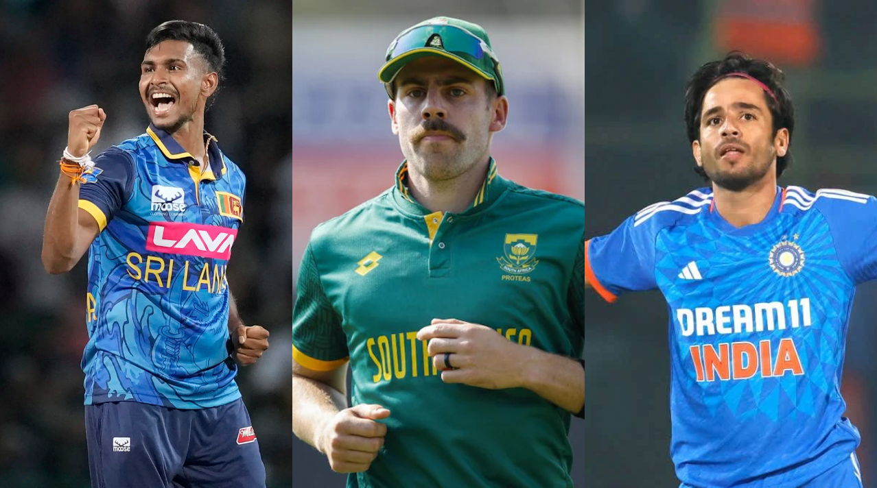 Matheesha Pathirana, Anrich Nortje and Ravi Bishnoi | BCCI/Getty