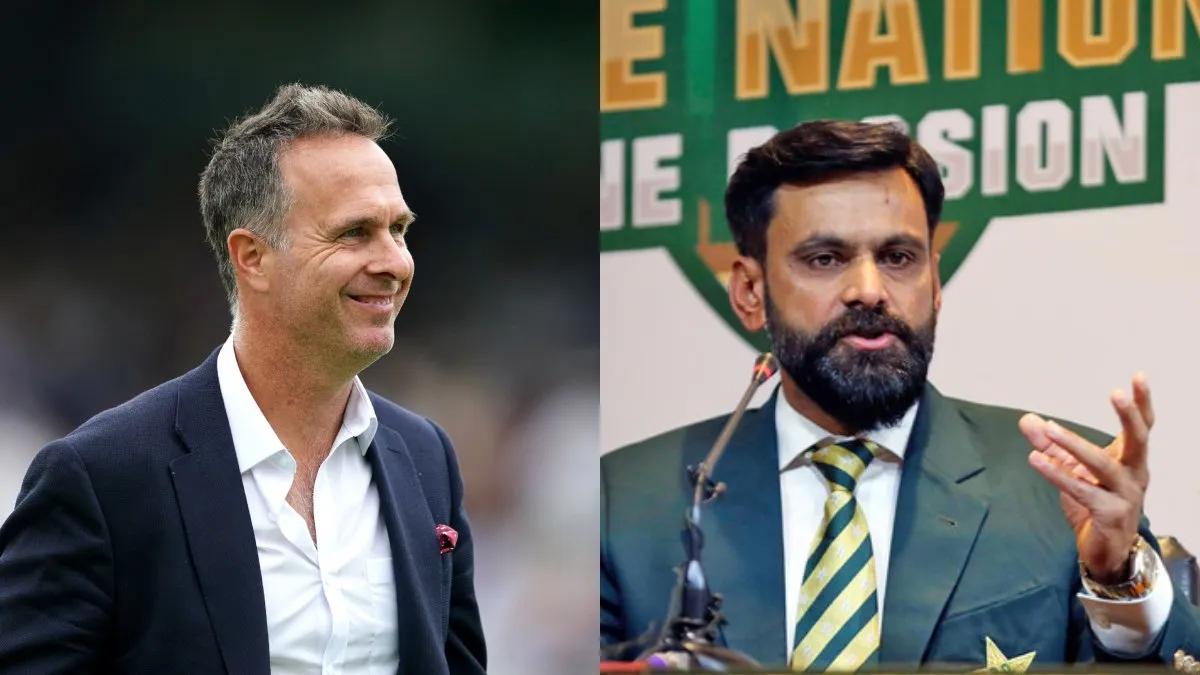 Vaughan had previously trolled Hafeez with a clip of his dismissal by Kohli | X